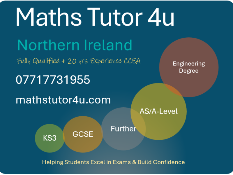 Maths Tutor 4u Northern Ireland CCEA